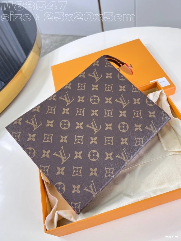 LOUIS Poche VUITTON Toilette-25*20*5.5cm 0722